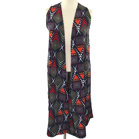 LuLaRoe Tops - LuLaRoe Joy XS Duster Cardigan Aztec Boho NWOT